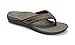 Vionic Men's Tide Toe-post Sandal - Flip Flop with Concealed Orthotic Arch Support Black 10 Medium US