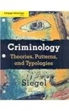Criminology : Theories, Patterns, and Typologies, Siegel, Larry J., 049560030X