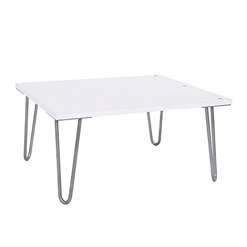 12" Hairpin Legs, 1/2 Diameter Cold Rolled Steel, 2-rod(silver) Set of 4 Table Legs, Metal Legs, Furniture Legs,Coffee Table Legs,Desk Legs,Perfect for DIY Projects