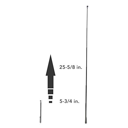 Ullman No. 19X Pocket Telescopic Magnetic Pick-Up Tool, 5-5/8" to 25-5/8" Extended Handle Length, 3 lbs Capacity