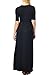82 Days Women'S Rayon Span Jersey Maxi Long Dress Elastic Waistband - Solid & Prints