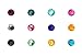 Swarovski Crystal Magnetic Wine Charms - Set of 12 - Storage Box Included - Works with Any Type of Glass - Great Party or Gift Idea - Best Value - By Avito