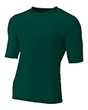 A4 Men's Compression Crew 1/2 Sleeve