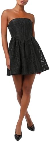 dress the population sasha strapless lace mini dress Dress The Population Sasha Mini Dress