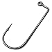 Value Sport Aberdeen Short Shank Jig Fishing Hooks 9147 Black with 90-Degree Round Bend
