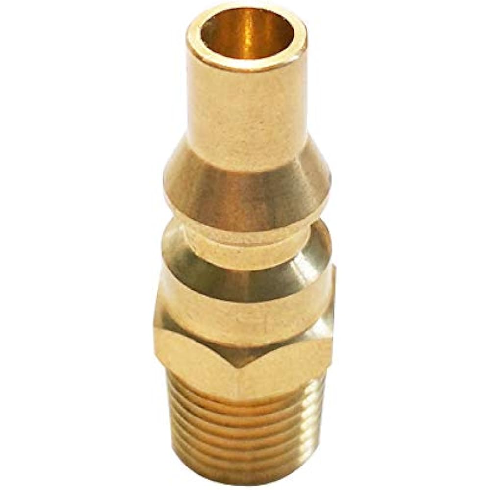 Propane Gas Grill Connectors & Hoses Quick Adapter 1/4" NPT Full Flow