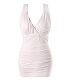Surenow 50s Retro Conservative One Piece Elegant Monokinis Swimsuit Slim Fit Girl