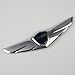 HYUNDAI Genesis Sedan Wing Hood Black Silver Emblem
