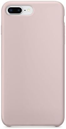 iPhone 8 Case, iPhone 7 Case Turboboost Liquid Silicone Gel Rubber Case Cover with Soft Microfiber Cloth Lining Cushion for Apple iPhone 7/8 (Pink Sand, Iphone7/8 Plus)