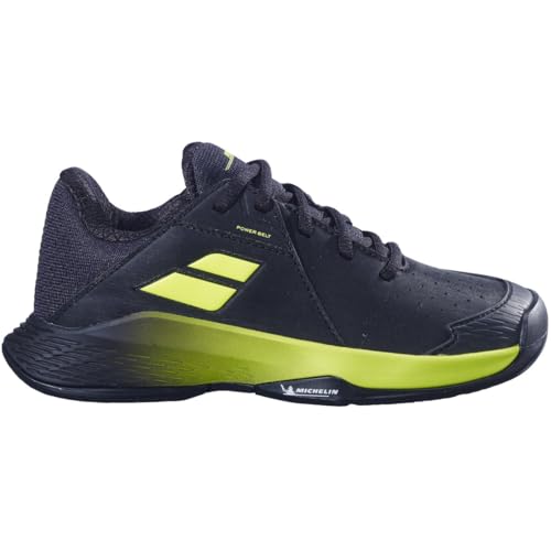 Babolat Junior Propulse 3 All Court Tennis Shoes, Black/Aero (US Kids Size 6) at Amazon