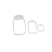 Bottles Cutting Dies Stencil Tags Set Metal Mould for DIY Scrapbook Album Card