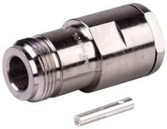 AMPHENOL RF 82-209-1006 RF/COAXIAL N Jack STR 50 OHM CLAMP/Solder