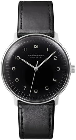 Amazon.com: Junghans Max Bill Hand Wind Black Dial Ladies Watch