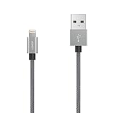 AUKEY Lightning Cable, 3.3ft Apple Certified and Braided Exomesh Cable for iPhone 7, 7 Plus, 6S, 6 Plus, iPad Pro and More