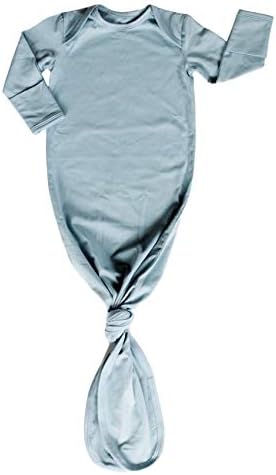 organic knotted baby gown