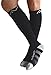 Compression Socks for Women & Men by A-Swift - Easywear Series - Best For Running, Athletic Sports, Crossfit, Flight Travel - Suits Nurses, Maternity Pregnancy, Shin Splints (Black & Grey, L/XL)
