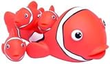 Clown Fish Family 4 piece Bath Tub Toy