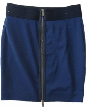 BCBGMAXAZRIA BCBG Navy Blue Mini Athena Pencil Stretch Skirt - XXS