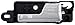 Dorman 81703 Rear Passenger Side Interior Door Handle Compatible with Select Ford / Lincoln / Mercury Models, Chrome