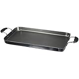 T-fal A92114 / C4061484 Specialty Nonstick Dishwasher Safe 18-Inch x 11-Inch Double Burner Family Griddle Cookware, 18-Inch, 