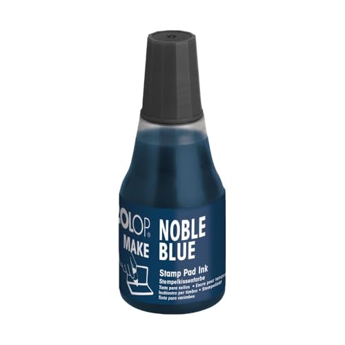 COLOP Recharge d'encre pour tampon encreur MAKE - 25 ml - Noble Blue