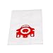 I-clean 12pcs FJM Vacuum Bags Replace for Miele AirClean 3D Efficiency Dust Bag, with 4 Filters