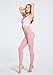 TSLA Women’s Yoga Pants Leggings Running Tummy Control Non See-Through Workout Pocket, Ankle Aerisupport (Fgp54) – Pink Beige, Smallthumb 4