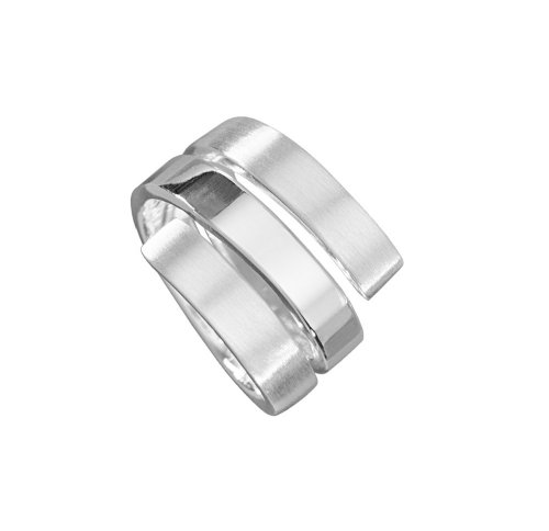 VINANI Damen Ring Tristar Silber 925 RTR Gr: 52/16