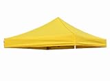 Eurmax New Pop up 10x10 Replacement Instant Ez Canopy Top Cover (Yellow)
