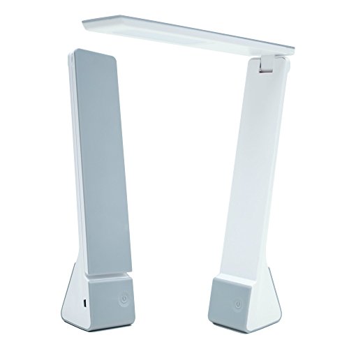 Portable led desk lamp with rechargeable battery travel…