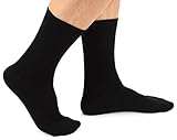 Dr. Anison Men's Classics Cotton Dress & Trouser Crew Socks Pack of 5 or 4