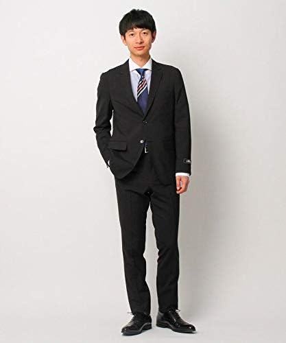Amazon Co Jp ザショップティーケー スーツセット 洗濯機ok シャドーストライプベーシックスーツ 結婚式 セレモニー パーティー ドレス フォーマル メンズ ブラック 319 01 S 服 ファッション小物