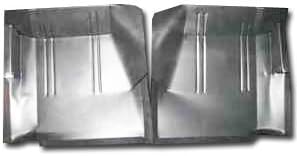 Classic 2 Current Fabrication Front Floor Pans (Pair) Compatible with 1967-76 Dodge Dart, Swinger, Plymouth Scamp, Vailant and Duster, 1970-76 Dodge Demon, 1967-69 Plymouth Barracuda Pans (Pair)