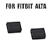 BANDCUFFS brand security loops for Fitbit Alta (2 Pack) - Select your color (Simply Black)