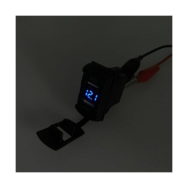 Switch-Panel-Paymenow-12-24V-42A-Dual-USB-Charger-Socket-Voltage-Voltmeter-Motorcycle-Car-Switch-Panel-with-Cable