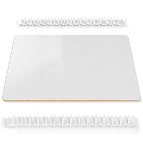 image for ARTEZA Small White Board, Bulk Set of 16 Double Sided Dry Erase Lapboa