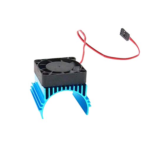 Fullfun Blue RC Parts Electric Car Motor Radiator Cover Cooling Fan for HSP RC Car 4274 4074 1515 Engine Power Radiator - Thumbnail 4