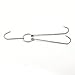 304 Stainless Steel Pot Hooks Double Meat Hooks Upgrade Powerful 13.4 Inch Rotary Device Slaughtering Barbecue Easier and More Powerful