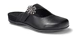 Vionic with Orthaheel Technology Women's Joan Mary Jane Mule,Black,US 9 M