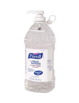 Go-Jo Industries 9625-04 GOJO Pump Bottle PURELL Instant Hand Sanitizer, 2 L