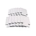 CSBD 25 Pack Blank Can Coolers, Foam Collapsible Insulated Can Sleeves for Beer, Soda, Water Bottles, Bulk Customizable Sublimation Blanks for DIY, HTV Vinyl Projects, Parties, Weddings - White