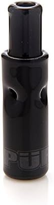 PURR Smokey Rolling Tip (Black) - Improve Your Smoking Experience with This High Quality Glass Filter Tip for Tastier Flavor & Smoother Hits! Easily Cleaned & 100% Reusable. Great for Hand Rolls