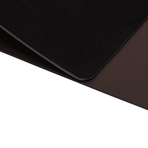 Nekmit Leather Desk Blotter 34"x17", Brown
