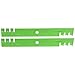 8TEN LawnRAZOR Mower Blade Set for AYP Husqvarna 138498 532138971 532127843 532138498 42 inch Deck (Toothed Mulching)