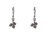 Small Tiny Leaves Leaf Dangle Earrings - Dainty Delicate Nature