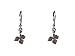 Small Tiny Leaves Leaf Dangle Earrings - Dainty Delicate Nature