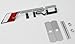 Metal TRD Front Sports Racing Grille Grill Badge Emblem Decal For Toyota