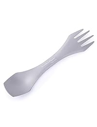 iBasingo   Cuchara de titanio 3 en 1 para horquill