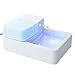 Homdox Pets Ceramic Drinking Fountain Pet Feeder Automatic Cat Feeder Automatic water Fountain for Dogs Cats (LED PET FOUNTAIN)