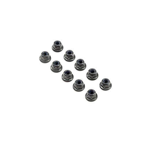 Team Losi M3 Flanged Lock Nuts (10)